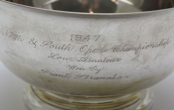1947 North & South Open-Frank Stranahan's Low Amateur Sterling Silver Bowl