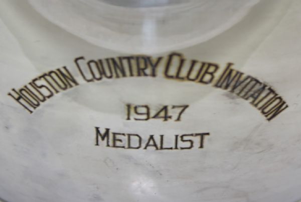 1947 Houston Country Club Invitation Ice Bucket-Frank Stranahan Medalist With 67