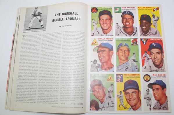 1954 Sports Illustrated Vol. 1 Issue 1 Magazine with Original Mailer-'54 Topps Cards