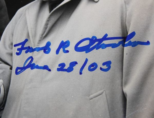 Signed Original (G.M. Cowie) PhotoFrank Stranahan at St. Andrews JSA COA