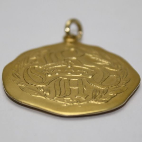 1942 Royal Canadian Open-Frank Stranahan's Low Amateur 18k Gold Medal