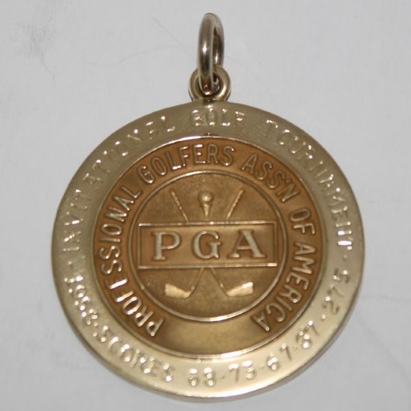 1958 Los Angeles Open Champions 14k Gold Medal - Frank Stranahan's Final PGA Win