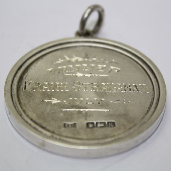 1953 British Open-Frank Stranahan's First Amateur Silver Medal-The Ultimate Golf Keepsake!