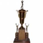 1947 Greater Greensboro Open-Frank Stranahan Low Amateur Trophy - 37" TALL!
