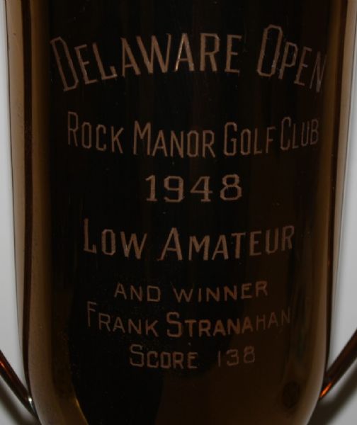 1948 Delaware Open- Frank Stranahan's Low Amateur AND Overall Winner's Trophy