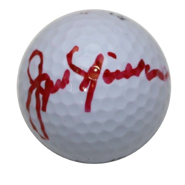 Jack Nicklaus Signed Golf Ball - Red Marker with Slight Smudge JSA COA (session 2)