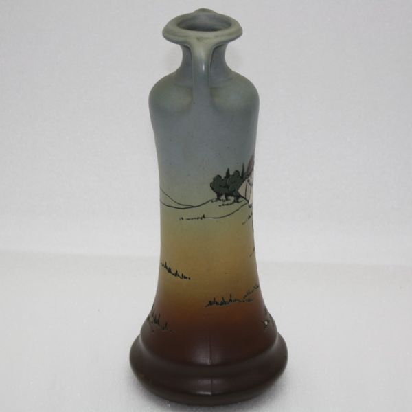 Weller Pottery Vase - Dickens Ware Male Golfer Rare !