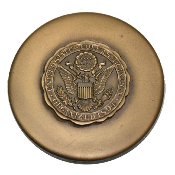 1950 USGA Bronze Paper Weight