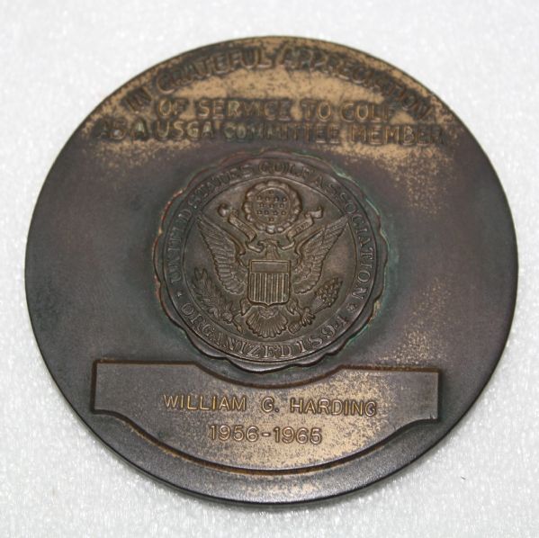 Grateful Appreciation Bronze Paper Weight Given to William G. Harding - 1956-1965