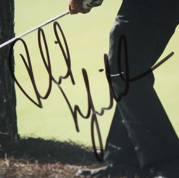Phil Mickelson Signed 8x10 Photo - 2010 Infamous Golf Shot JSA COA