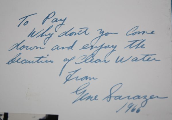 Gene Sarazen Signed 1966 Edition 'Shells Wonderful World of Golf' PSA/DNA Q09898