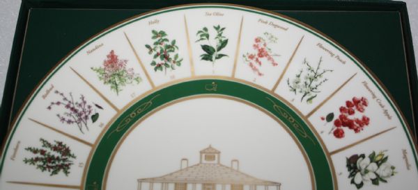 Masters Pickard Beautification Committee Plate-With Original Box
