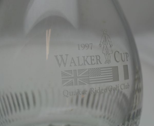1997 Walker Cup Gift Vase - Quaker Ridge