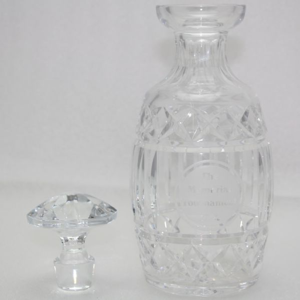 1992 The Memorial Tournament Player's Gift - Crystal Decanter