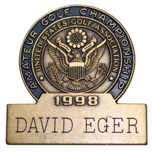 1998 U.S. Amateur Contestants Money Clip - David Eger