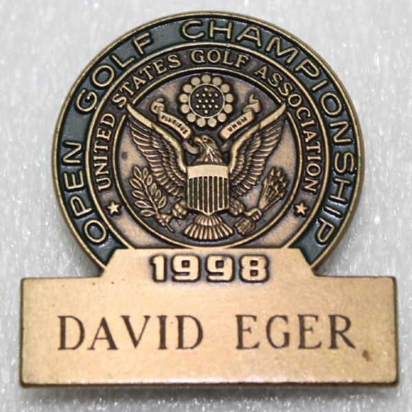1998 U.S. Open Contestant Money Clip - David Eger