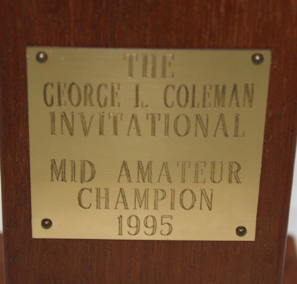 David Eger's 1995 Mid-Amateur Champion Seminole Trophy - Coleman Invitational