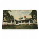 Walter Hagen Signed 1908 Vintage Oak Hill Postcard - Babe Zaharis Collection JSA COA  
