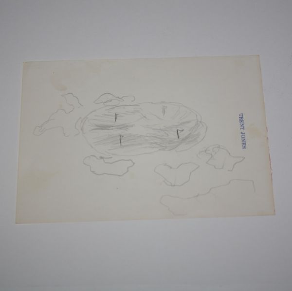 Original Sketch by World Golf Hall of Fame Course Designer Robert Trent Jones, Sr.