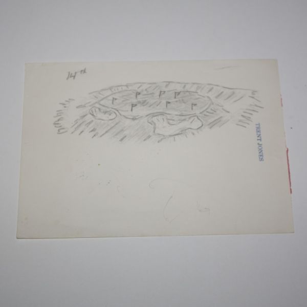 Original Sketch by World Golf Hall of Fame Course Designer Robert Trent Jones, Sr.