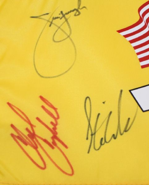 2008 Team USA signed Ryder Cup at Valhalla Flag - Winning Team Usa !JSA COA