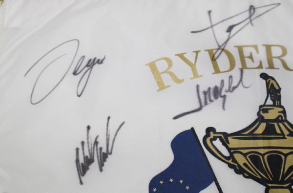 2006 Multi-Signed Ryder Cup at The K Club - Team Europe JSA COA