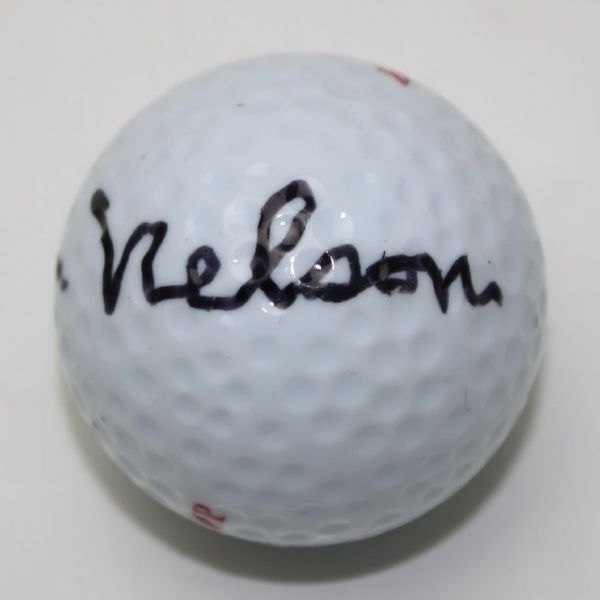 Byron Nelson Signed 'Blue Max' Golf Ball JSA COA