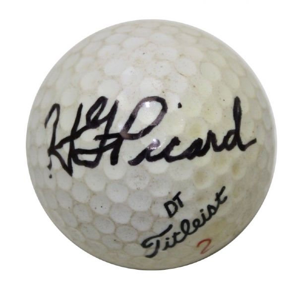 H. G. Picard Signed Golf Ball JSA COA
