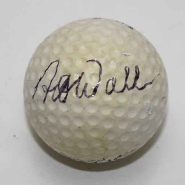 Art Wall Signed Spalding Golf Ball JSA COA