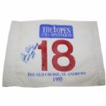1995 British Open ACTUAL 18th Hole FLAG from St. Andrews from Dalys Caddy G. RITA 