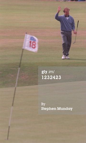 1995 British Open ACTUAL 18th Hole FLAG from St. Andrews from Daly's Caddy G. RITA 