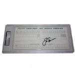 Jack Nicklaus Signed 1986 Masters Scorecard - PSA/DNA 83496537