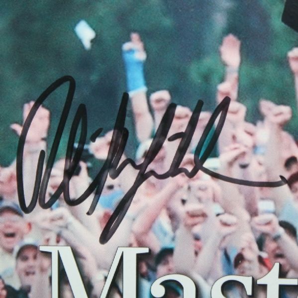 Phil Mickelson Signed SI with All 5 Major Tickets Surrounding - Framed PSA/DNA P35232