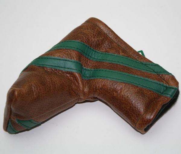 Augusta National Members Brown Leather Putter Cover