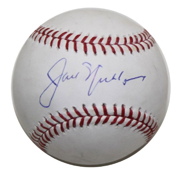 Jack Nicklaus Signed Rawlings Baseball JSA COA