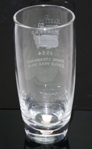 1954 Masters Awarded Eagle Hole #14 Crystal Highball Glass - Frank Stranahan - One of First Such Awarded