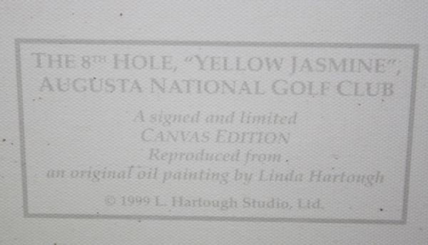 1999 Post Masters Gift - Linda Hartough Signed and Limited Print - Hole #8 Yellow Jasmine w/ Orig.Packaging