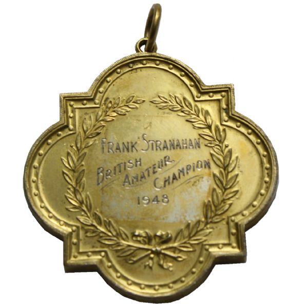 1948 British Amateur Champions 9k Gold Medal-Frank Stranahan- Royal St. George