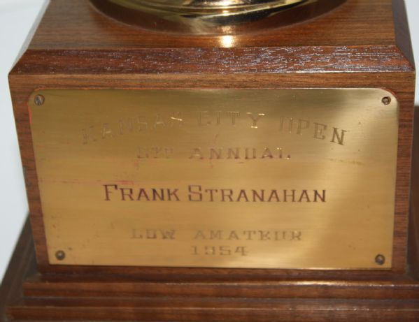 Frank Stranahan's 1954 Kansas City Open Low Amateur Trophy 