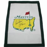 Arnold Palmer and Jack Nicklaus Signed Undated Masters Garden Flag JSA COA