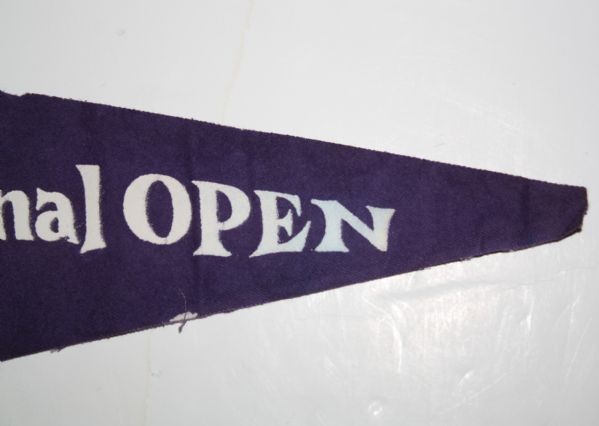 1962 US Open Oakmont Pennant - Jack Nicklaus' First Career Win