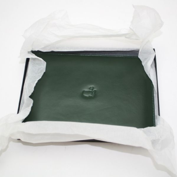 Augusta National Golf Club Green Leather 5x7 Folding Frame - Holds Two