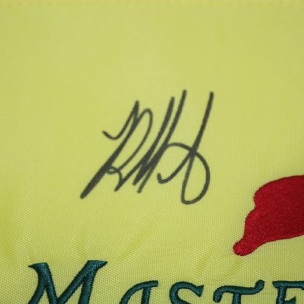 Bubba Watson Signed Undated Masters flag JSA COA