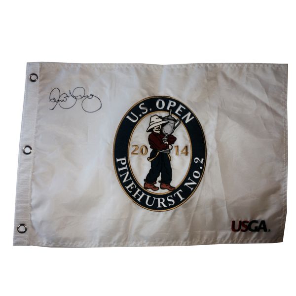 Rory Mcilroy Signed 2014 US Open Embroidered Flag Full - Perfect Autograph JSA