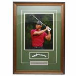Framed Tiger Woods Piece of Golfers Tape used in 2009 PGA Championship Final Round