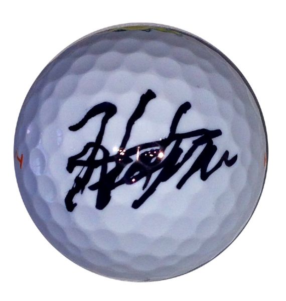 Hideki Matsuyama Autographed Golf Ball JSA COA