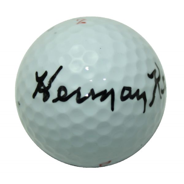 Herman Keiser Signed Golf Ball JSA COA