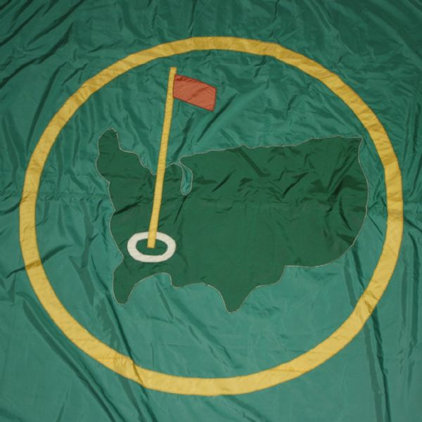 Original Flag Flown at Augusta National - Gifted By Phil Wahl (GM ANGC) - Huge 100 x 60!