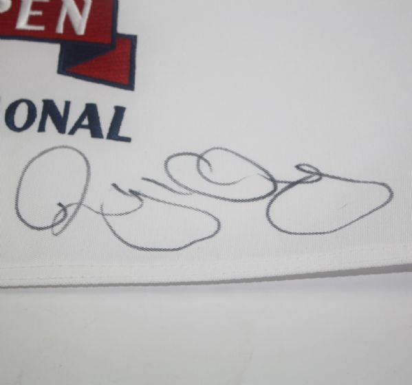 Rory McIlroy Signed 2011 US Open Embroidered Flag - Congressional JSA COA