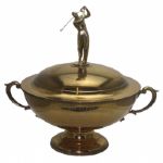 Frank Stranahans 1941 Trans-Mississippi Amateur Trophy-Premier Am. Competition 